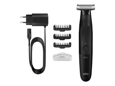 Braun Beard Trimmer | Series XT 3100 | Cordless | Number of length steps 3 | Black