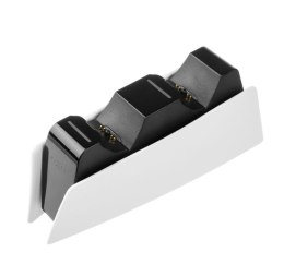 Stała podstawka z podwójną ładowarką do kontrolera bezprzewodowego PS5 | FIXPS5-DCC-BW