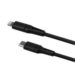 Fixed | Liquid Silicone Cable USB-C/Lightning, 2m | FIXDLS-CL2-BK