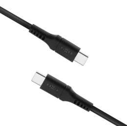 Fixed | Liquid Silicone Cable USB-C/USB-C, 2m, 60W | FIXDLS-CC2-BK