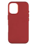 Fixed MagLeather | Back cover | Apple | iPhone 16 | Leather | Red