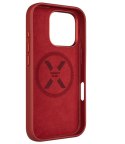 Fixed MagLeather | Back cover | Apple | iPhone 16 Pro | Leather | Red