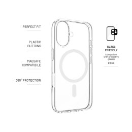 Fixed | MagPure | Back Cover | Apple | iPhone 16 | TPU | Clear