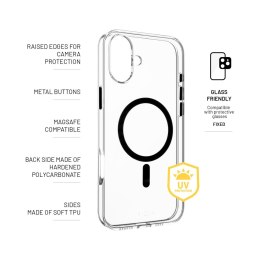 Fixed | MagPurity | Back Cover | Apple | iPhone 16 Plus | TPU | Clear, Black