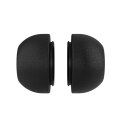 Fixed Plugs Pro, 2 sets, size M | Plugs | Apple | Airpods Pro/Pro 2 | Foam | Black