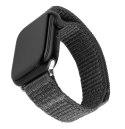 Fixed | Sporty Strap for Apple Watch 38/40/41mm | 160-210 mm | Dark gray | Nylon