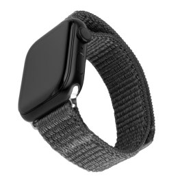 Fixed | Sporty Strap for Apple Watch 42/44/45mm | 160-210 mm | Dark gray | Nylon