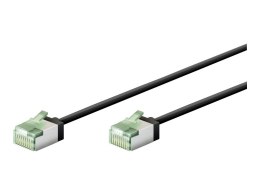 Goobay 74350 Ultra-Flexible CAT 8.1 Patch Cable, Slim, U/FTP, 0.15 m, Black | Goobay