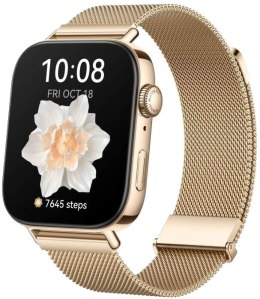 Huawei WATCH FIT 3 | Smartwatch | GPS (satelitarny) | AMOLED | Wodoodporny | Złoty