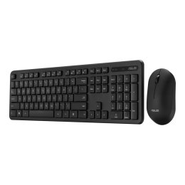 Asus CW100 | Zestaw klawiatura i mysz | Bezprzewodowy | USA | Czarny
