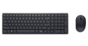 Dell | Silent Keyboard and Mouse | KM555 | Keyboard and Mouse Set | Wireless | US International (QWERTY) | Black | 2.4 GHz, Blue