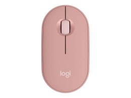 Logitech Mouse | Pebble 2 M350S | Wireless | Bluetooth | Tonal Rose