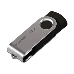 Goodram USB flash disk, USB 3.0 (3.2 Gen 1), 32GB, UTS3, czarny, UTS3-0320K0R11, USB A, z obrotową osłoną