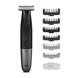 Braun | Beard trimmer | XT5200 | Cordless or corded | Wet & Dry | Black/Silver