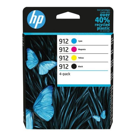 HP oryginalny ink / tusz 6ZC74AE, HP 912, CMYK, 4*315s, multipack, HP Officejet 8012, 8013, 8014, 8015 Officejet Pro 802