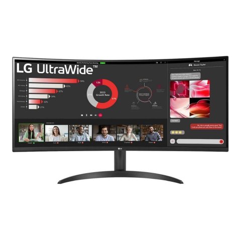 Monitor LG 34" UltraWide 34WR50QK-B Curved VA WQHD 100Hz 2xHDMI DP