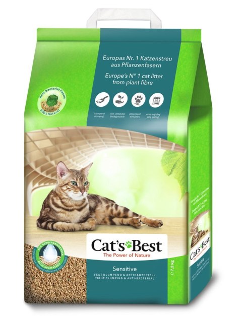 Cat"s Best Sensitive żwirek 20L (WYPRZEDAŻ)