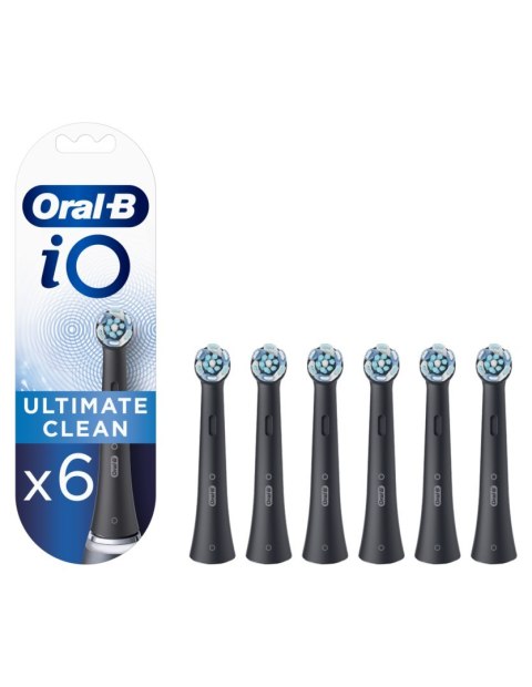 Oral-B | iO Ultimate Clean | Wymiana szczoteczki | Główki | Dla dorosłych | Liczba główek szczoteczki w zestawie 6 | Liczba tryb