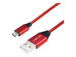 Kabel USB LOGILINK microUSB typ B 0.3