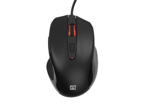 Mysz PIGEON 2 przewodowa optyczna, 4000 DPI, 6 przycisków, programowalna, USB, 1.8m czarna