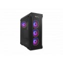 GENESIS IRID 505 ARGB Obudowa PC, Midi Tower, 2xUSB 3.0, 2xUSB 2.0, 2x Jack, Czarny | Genesis