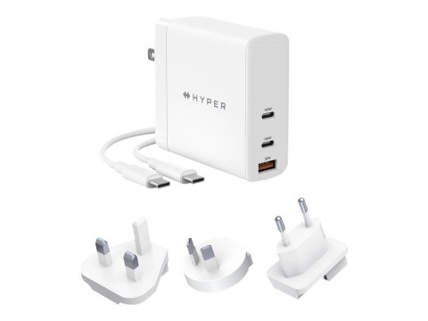 HyperJuice GaN 140W Ładowarka USB-C | Biała