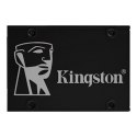 Kingston | KC600 | 256 GB | Format SSD 2,5" | Interfejs SSD SATA | Prędkość odczytu 550 MB/s | Prędkość zapisu 500 MB/s