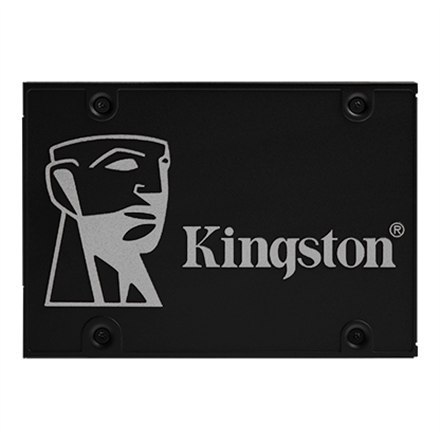 Kingston | KC600 | 256 GB | Format SSD 2,5" | Interfejs SSD SATA | Prędkość odczytu 550 MB/s | Prędkość zapisu 500 MB/s