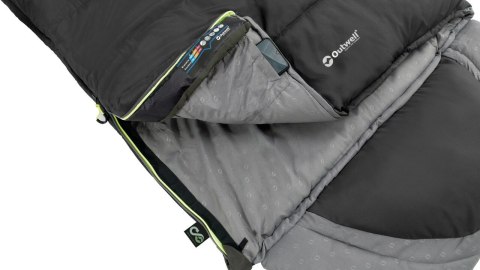 Outwell | Śpiwór | 220 x 85 cm | -13/+16 °C | Zamek po lewej stronie