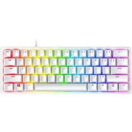 Razer | Huntsman Mini 60% | Klawiatura dla graczy | Optyczna | Podświetlenie LED RGB | US | Mercury | Przewodowa