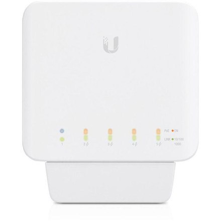 Ubiquiti USW-Flex Indoor/outdoor 5Port Poe Gigabit Switch with 802.3bt Input Power Support Ubiquiti