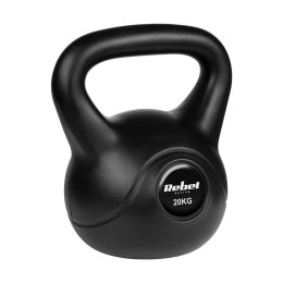 Kettlebell bitumiczny 20 kg REBEL ACTIVE