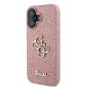 Guess GUHCP16MHG4SGP iPhone 16 Plus 6.7" różówy/pink hardcase Fixed Glitter Big 4G