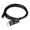 CLUB3D cac-1557 USB C Displayport 1.4 Czarny