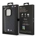 BMW BMHCP15L22PMGK iPhone 15 Pro 6.1" czarny/black hardcase Bi Pattern