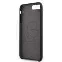 Karl Lagerfeld KLHCI8LSLKCBK iPhone 7/8 Plus hardcase czarny/black Silicone Karl Iconic