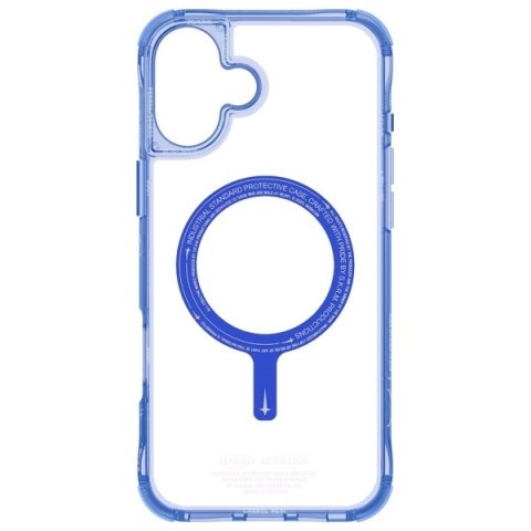 Skinarma etui Saido iPhone 16 Plus 6.7" Magnetic Charging niebieski/blue