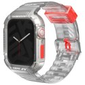 Skinarma pasek+etui Saido 2in1 Apple Watch 45/44mm przezroczysty/clear