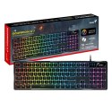 Genius GX Gaming Scorpion K7, klawiatura CZ/SK, do gry, przewodowa (USB), czarna, COPILOT