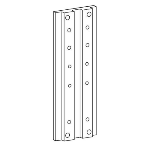 MOUNT. KIT SERIE100/200/300/400/IN ALU PROFILE WALLMOUNT TRACK