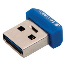 Verbatim USB flash disk, USB 3.0 (3.2 Gen 1), 64GB, Nano, Store N Stay, niebieski, 98711, USB A