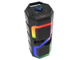 Tracer głośniki przenośny Natrix 16W TWS bluetooth LED czarny TRAGLO47193