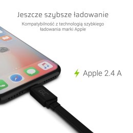 Kabel Przewód Lightning 25 cm z obsługą szybkiego ładowania do APPLE 2.4A