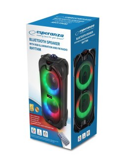 Głośnik BT FM LED RGB RYTHM