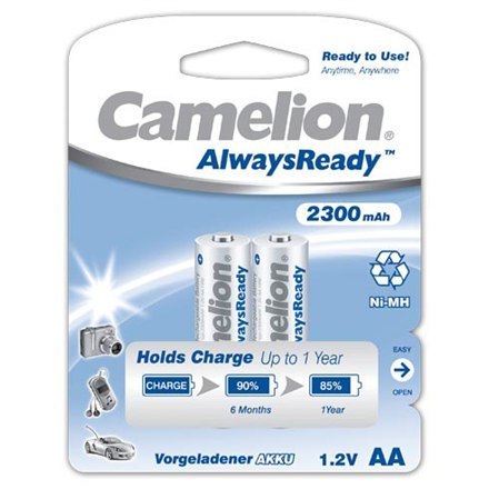 Camelion | AA/HR6 | 2300 mAh | Akumulatory AlwaysReady Ni-MH | 2 szt.