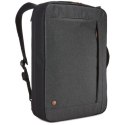 Case Logic | Pasuje do rozmiaru 15,6 " | Era Hybrid Briefcase | Messenger - Briefcase/Backpack | Obsidian | Pasek na ramię