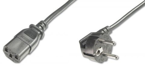 Kabel zasilający ASSMANN Schuko kątowy (CEE 7/7) - IEC 7/7 0.75m. AK-440109-008-S