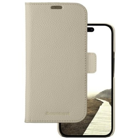 Etui dbramante 1928 New York 2w1 Wallet do iPhone 15 beżowy/sand dune