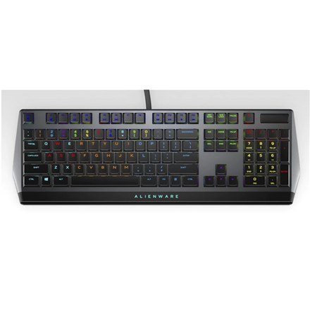 Dell | English | Numeric keypad | AW510K | Mechanical Gaming Keyboard | Alienware Gaming Keyboard | RGB LED light | EN | Dark Gr