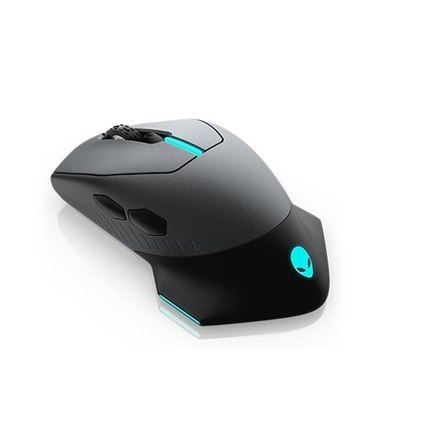 Dell | Alienware Gaming Mouse | Bezprzewodowa mysz optyczna | AW610M | Gaming Mouse | Ciemnoszara